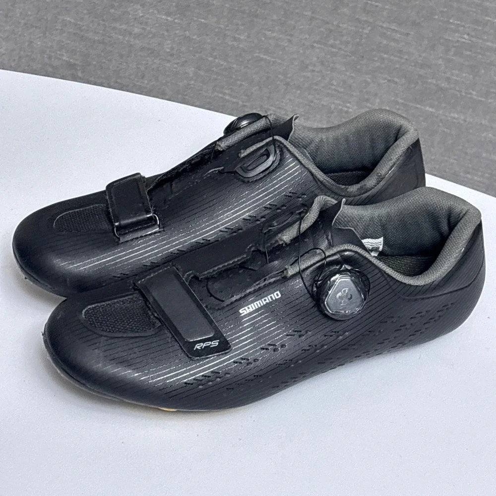 Shimano Cycling Shoes 43 Black RP5 Boa Carbon Road Bike Dynalast SH-RP501 8.9
